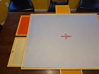 Wooden puzzle board