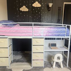Brand New Toddler bed with Fort & LED Lights