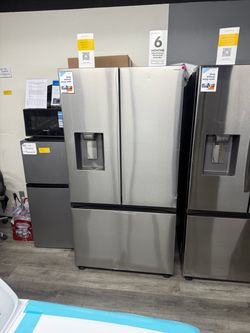 🔥 SAMSUNG MEGA CAPACITY COUNTER DEPTH FRENCH DOOR REFRIGERATOR WITH FOUR ICE TYPES 🔥