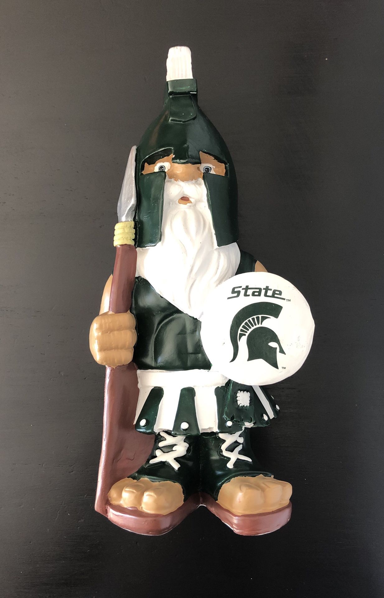 Michigan State MSU College Mascot NCAA Basketball Football Baseball Forever Collectible Gnome Figure Statue - NICE!!
