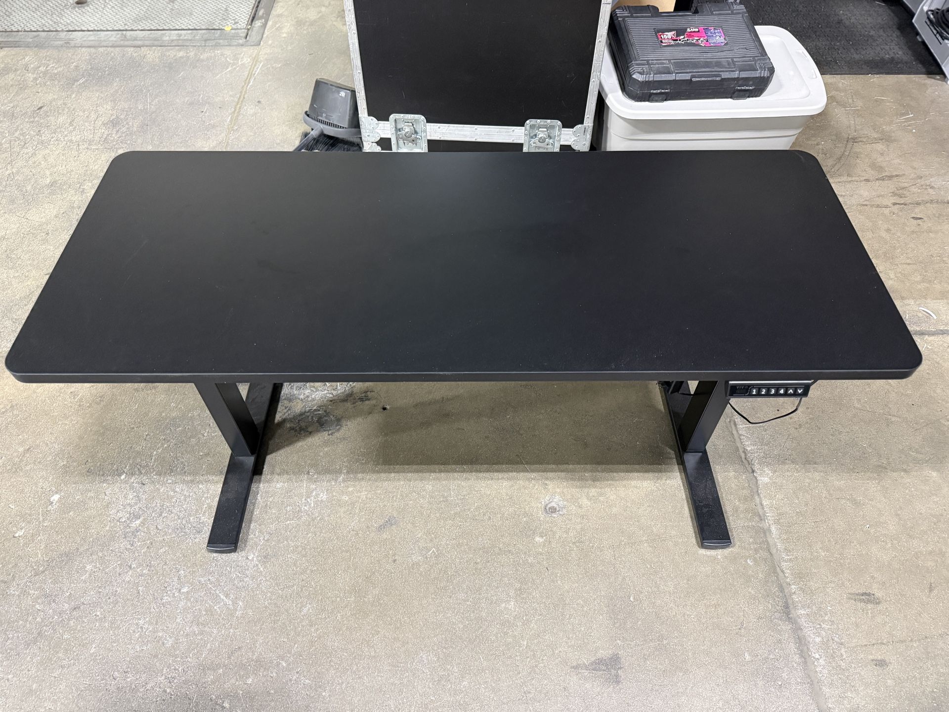 Vivo Adjustable Desk - Black 60”x24”