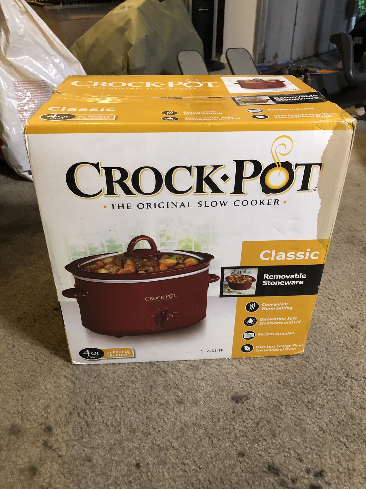 Crock Pot Classic 4 Quart Slow Cooker
