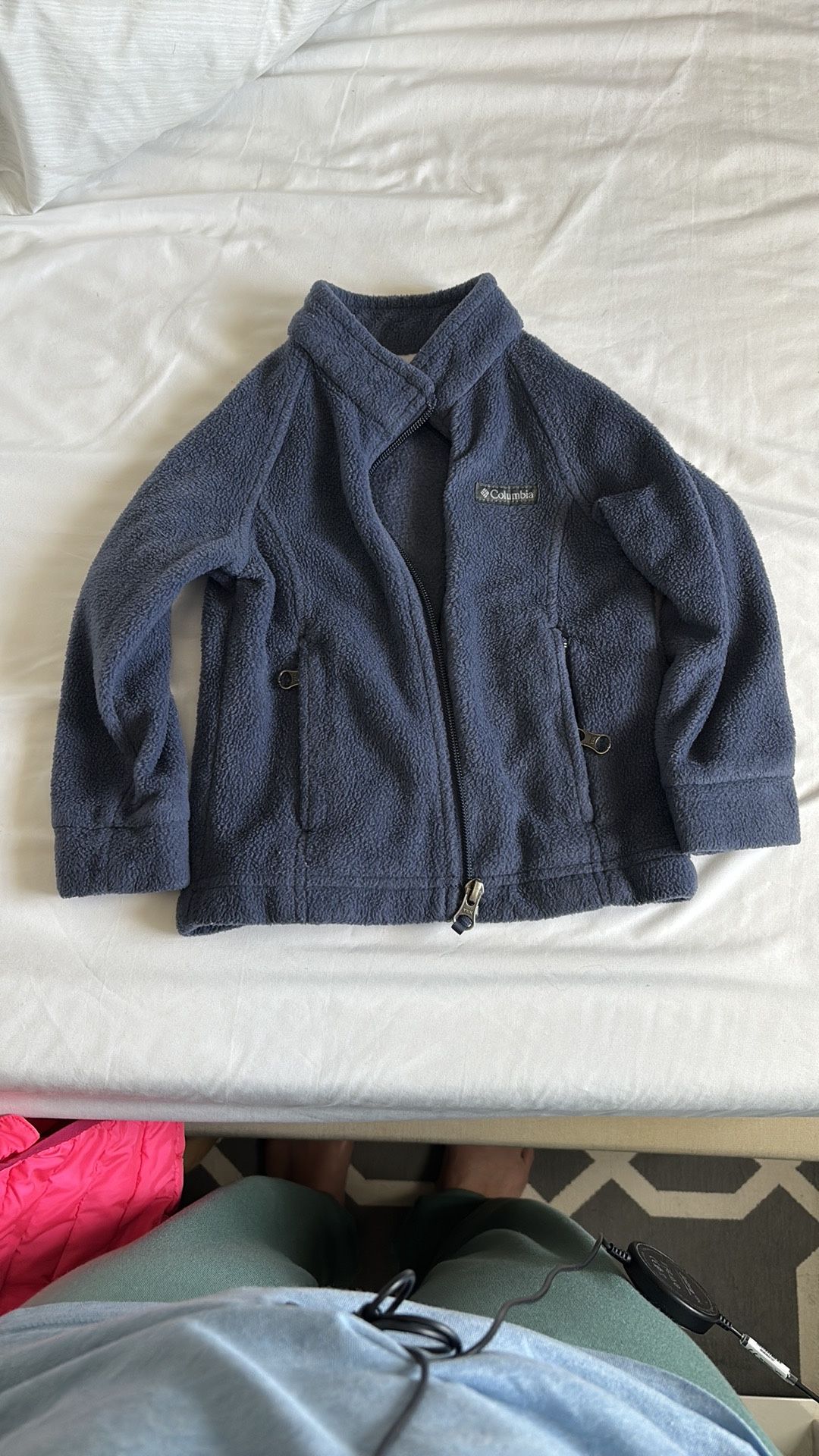 Columbia Benton Springs Fleece Jacket Toddler Size 2T, Navy