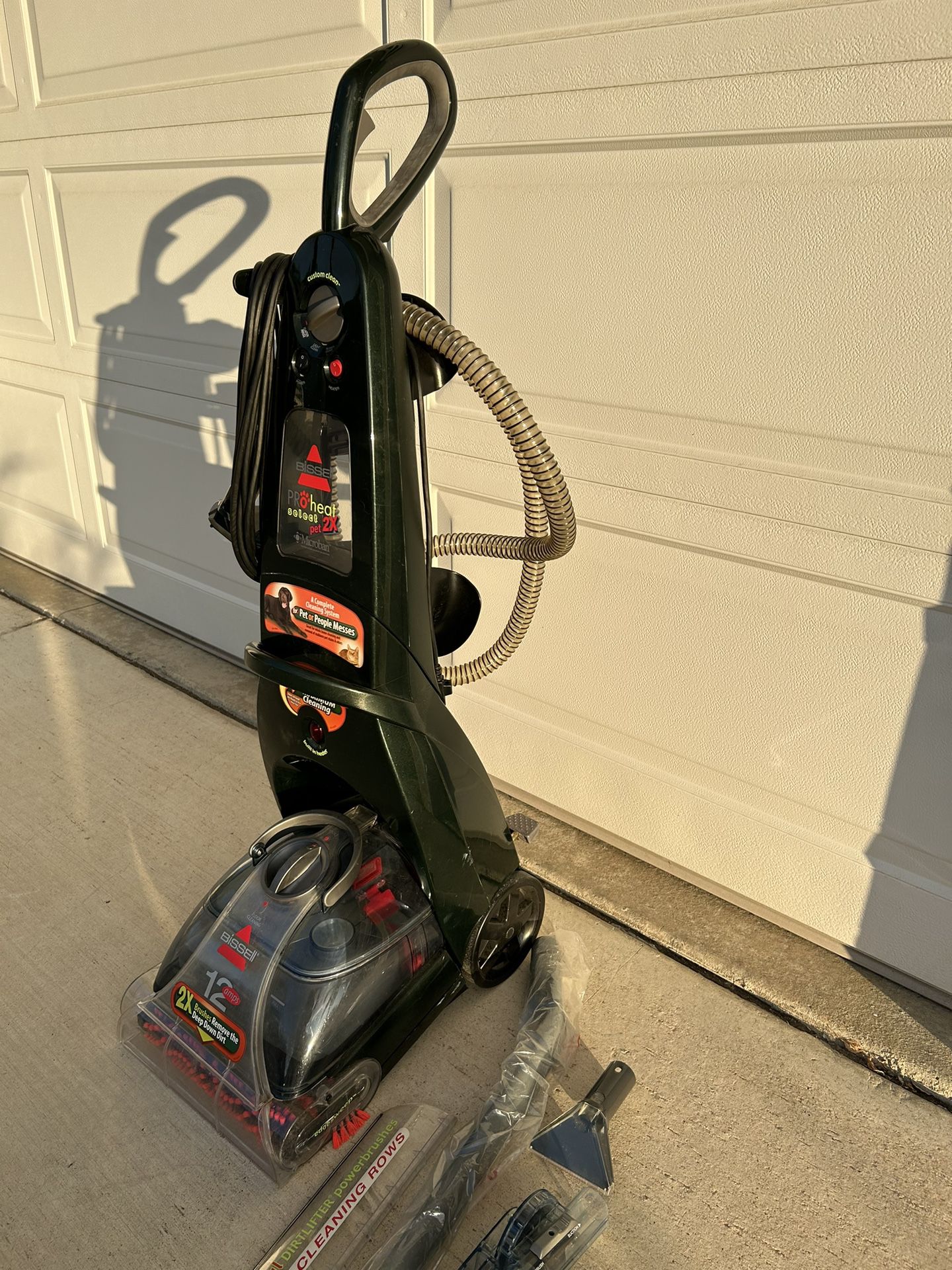 Bissell Preheat 2X Multi-Surface Pet Upright Carpet Cleaner.