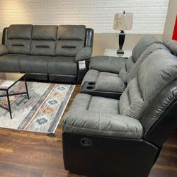 🍂$39 Down Payment 🍂Earhart Slate Reclining Living Room Set

by Ashley 