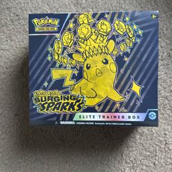 Pokemon Scarlet And Violet Surging Sparks Elite Trainer Box Sealed