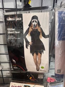 halloween Ghost Face size M 8-10