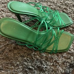 Green Aldo Heels