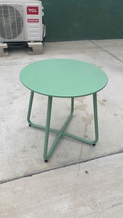 Mint aluminum table