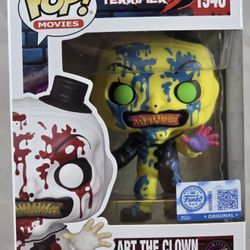 Funko Pop Art The Clown Black Light Chase 