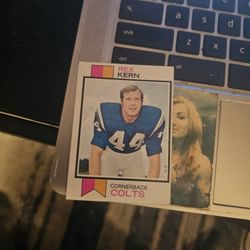 Rex Kern 1973 Topps Football Card