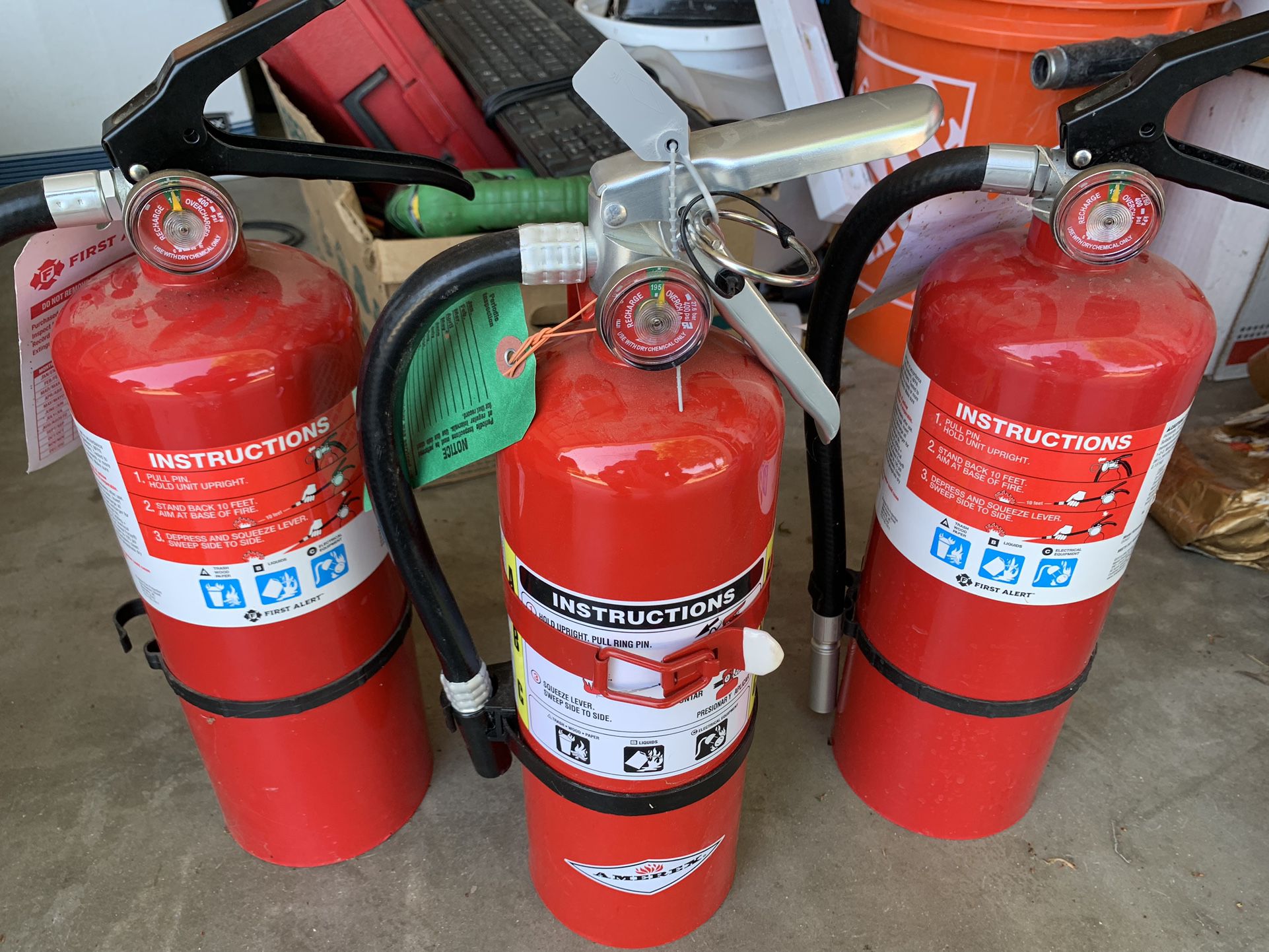 Fire Extinguishers $70  for 3, Obo.
