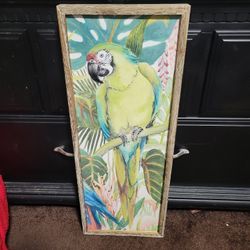 Parrot Island Canvas Picture