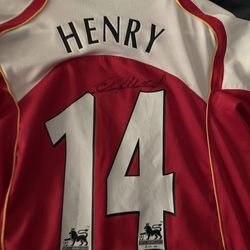 SIGNED Thierry Henry jersey *AUTHENTIC*