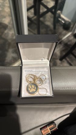 Dog Cremation  necklace