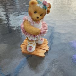 Vintage 1996 Cherished Teddies "Mindy" Ballerina Figurine