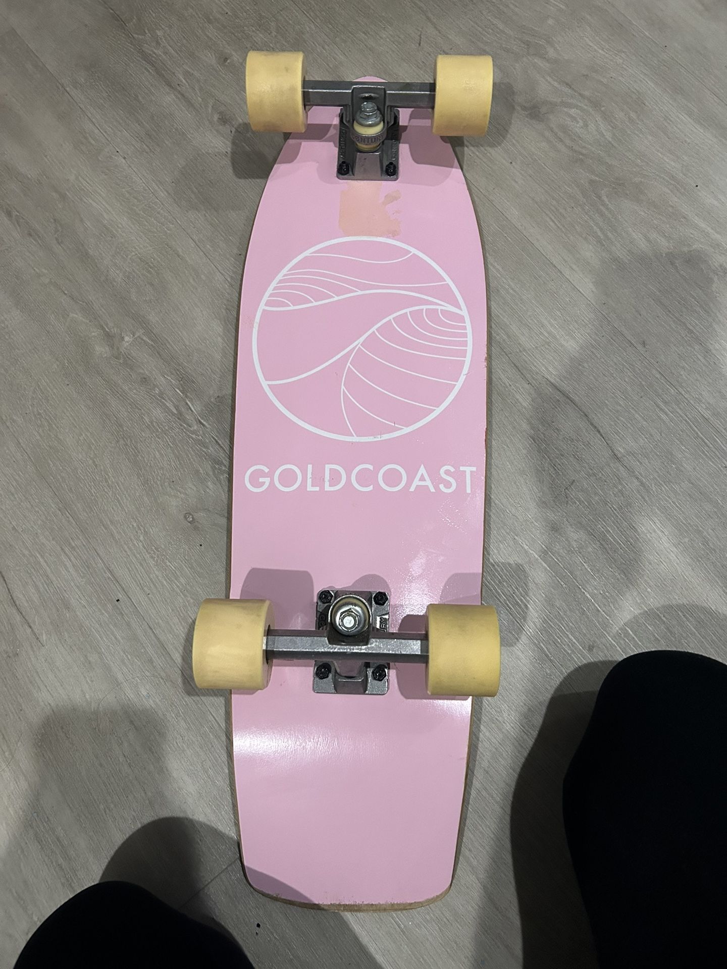 GoldCoast Classic 28" Pink Cruiser Skateboard Complete