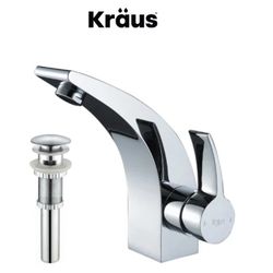 Kraus "Illusio" Bathroom Faucet 6.9" Tall