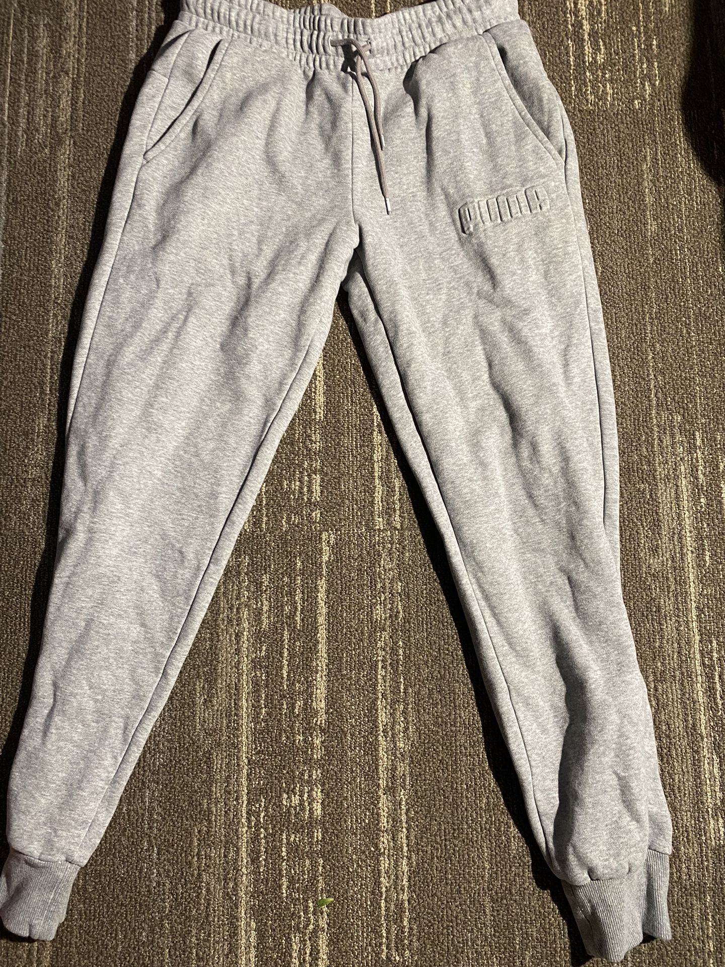 Grey Puma Sweat Pants