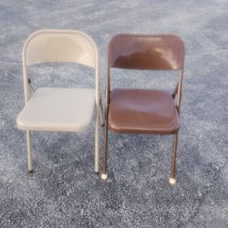 6   METAL FOLDING CHAIRS  $10 Each FIRM