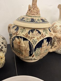 Gerz Castles On The Rhine German Punch Bowl