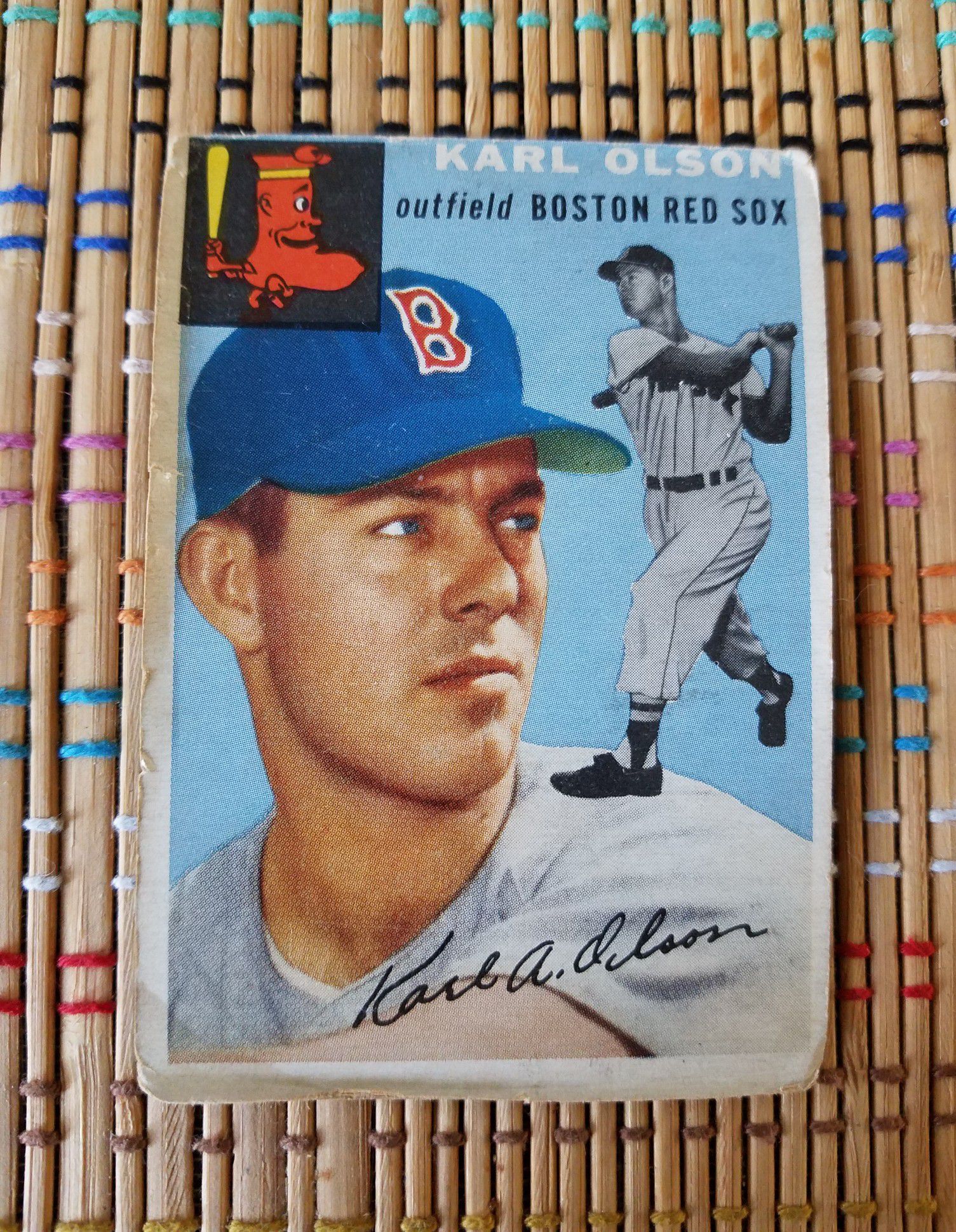 Topps 1954 - Carl Olson - Boston Red Sox