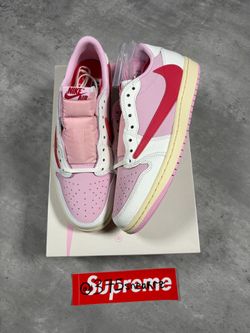 Jordan 1 Low Travis Scott Tropical Pink size 10