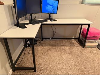White desk