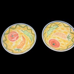 Lot Of 3 Bella Ceramica CORSICA  Serving Salad Pasta Bowls