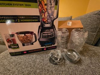⭐ BRAND NEW NINJA MEGA KITCHEN SYSTEM 1500 with 2 extra cups