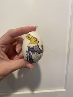 Vintage Hand Painted Egg