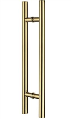 (Brand New in Box)
TOGU TG-6012 450mm/18 inches Solid Standoffs Heavy-Duty Commercial Grade-304 Stainless Steel Back to Back Push Pull Door Handles fo