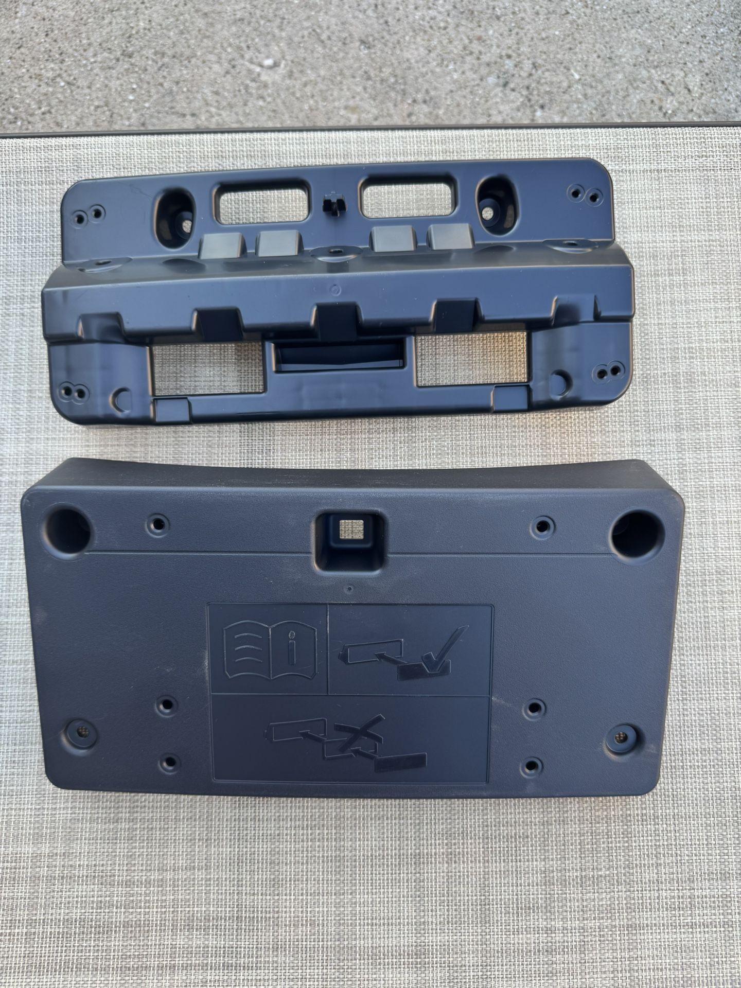 Original License Plate Holder - Mercedes-Benz GLE 2020 -2025