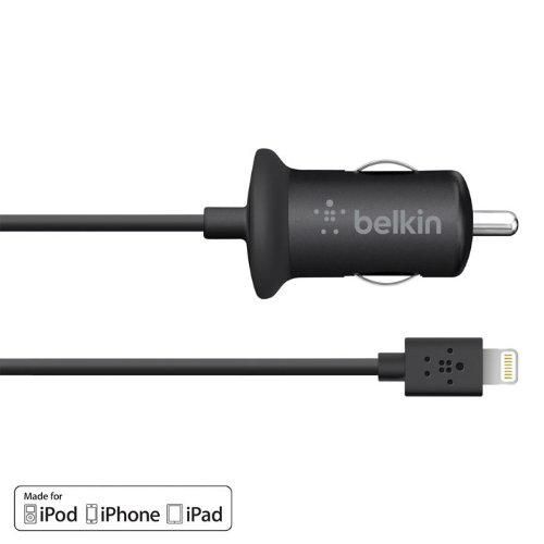 Belkin 10 watt 2.1 Amp Car Charger with Lightning connector for Apple iPhone 8/7/7S/6S Plus/6S/6 Plus/6/SE/5C/5S/5