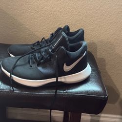 Nike Men's Air Precision II Basketball Shoes Black Size 8 Mens 