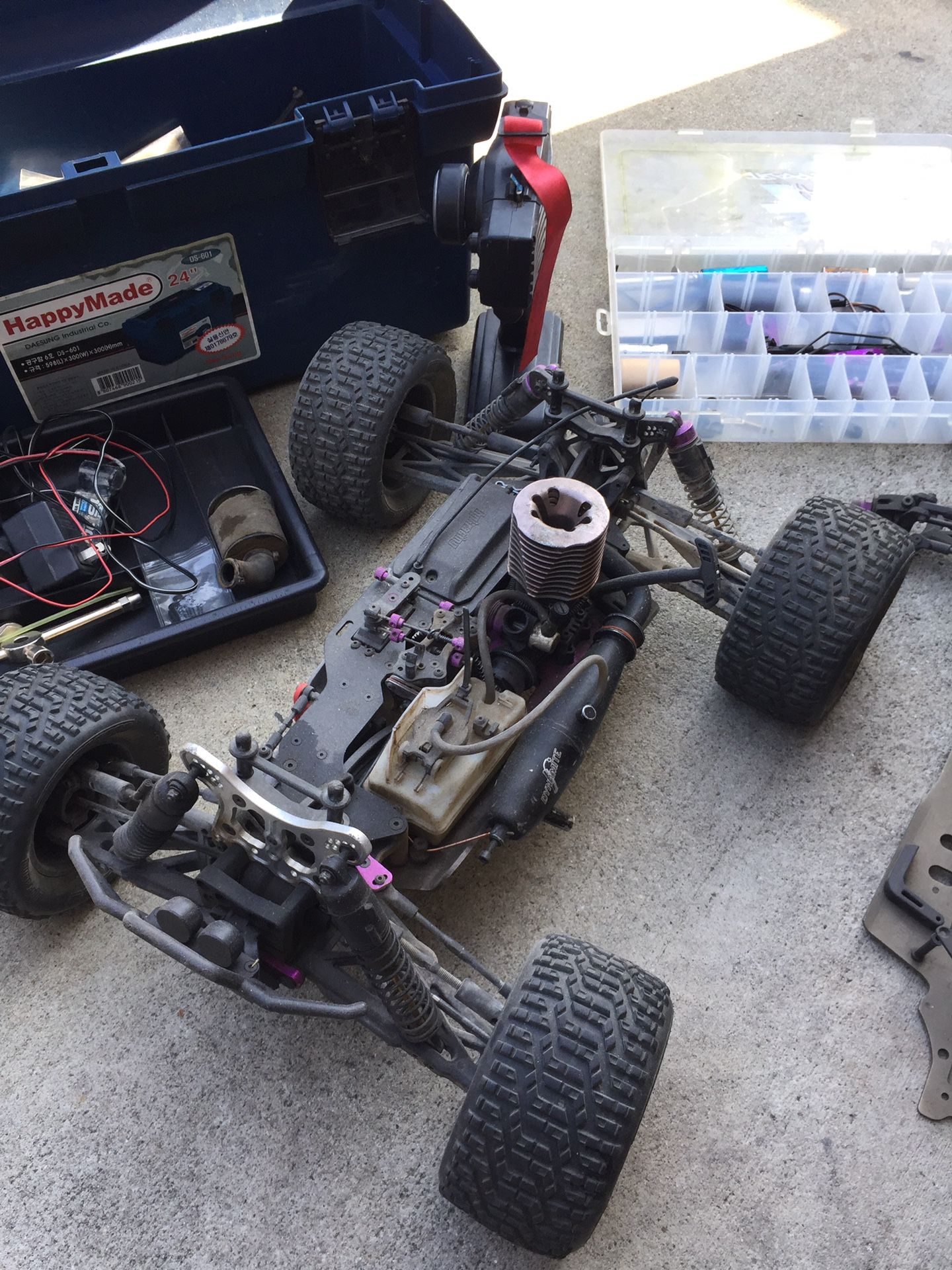 HPI hellfire rc car gas powered nitro