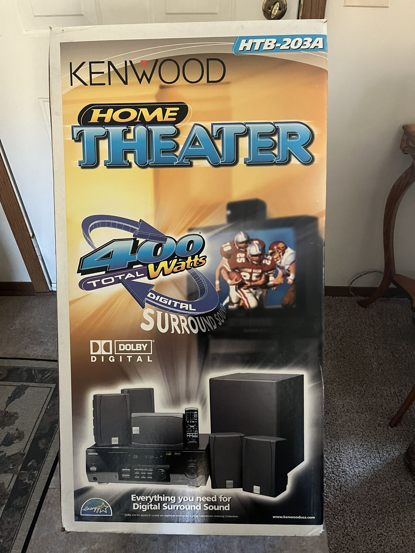 Surround Sound Stereo - Home Theater System - Kenwood - 400 Watts