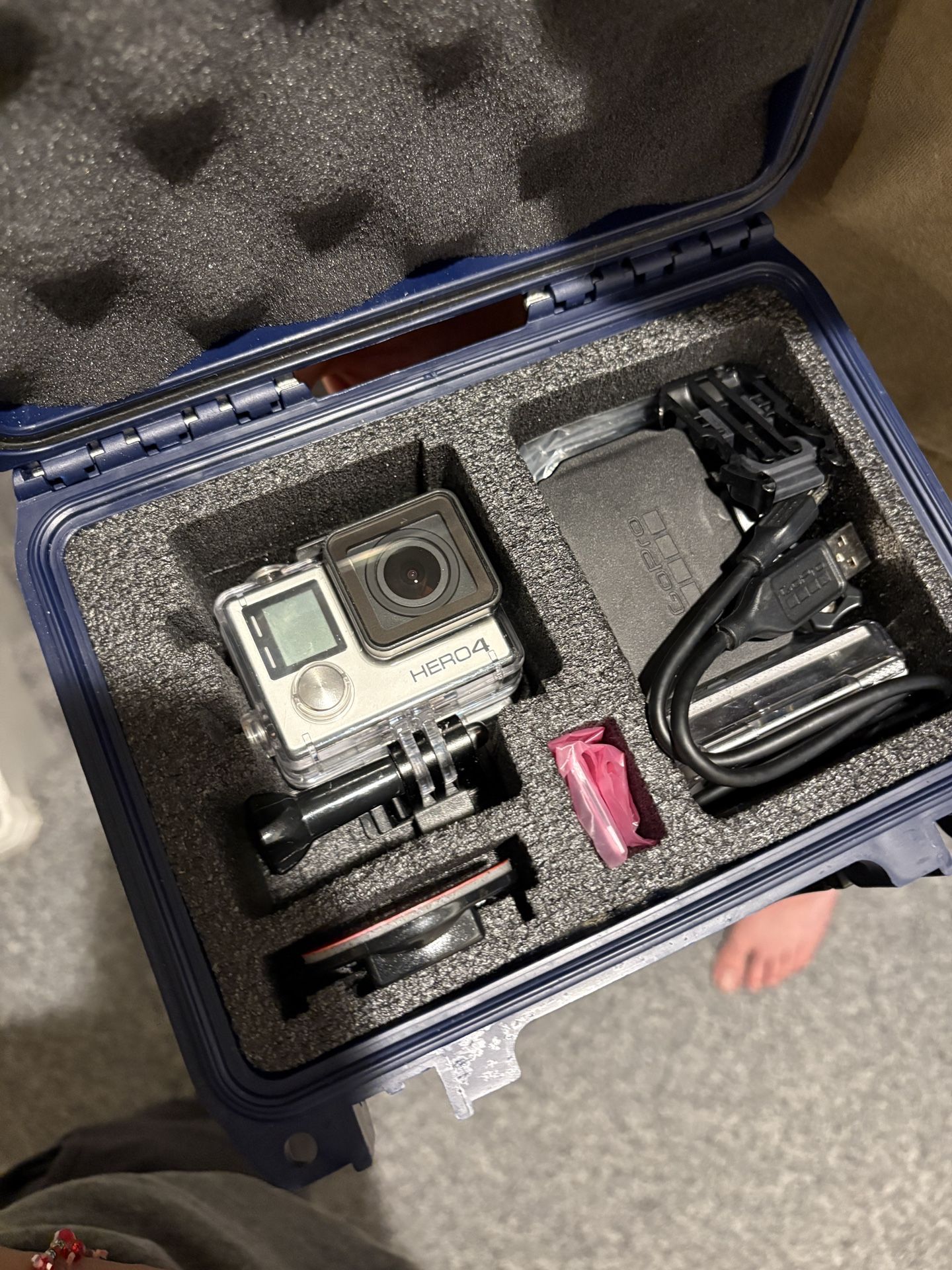Go Pro Hero 4, Used Only Twice .