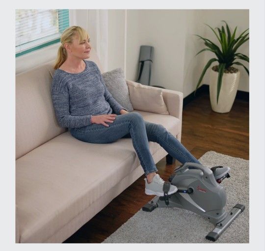 Arm and Leg Bike Pedal Exerciser with LCD Monitor Cardio Workout