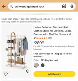 Umbra Bellwood Garment Rack