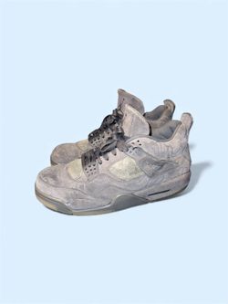 Authentic Air Jordan 4 KAWS Cool Grey – Size 10