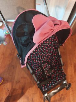 Disney Baby Comfort Height Character Umbrella Stroller with Basket, Modern Minnie, Toddler
