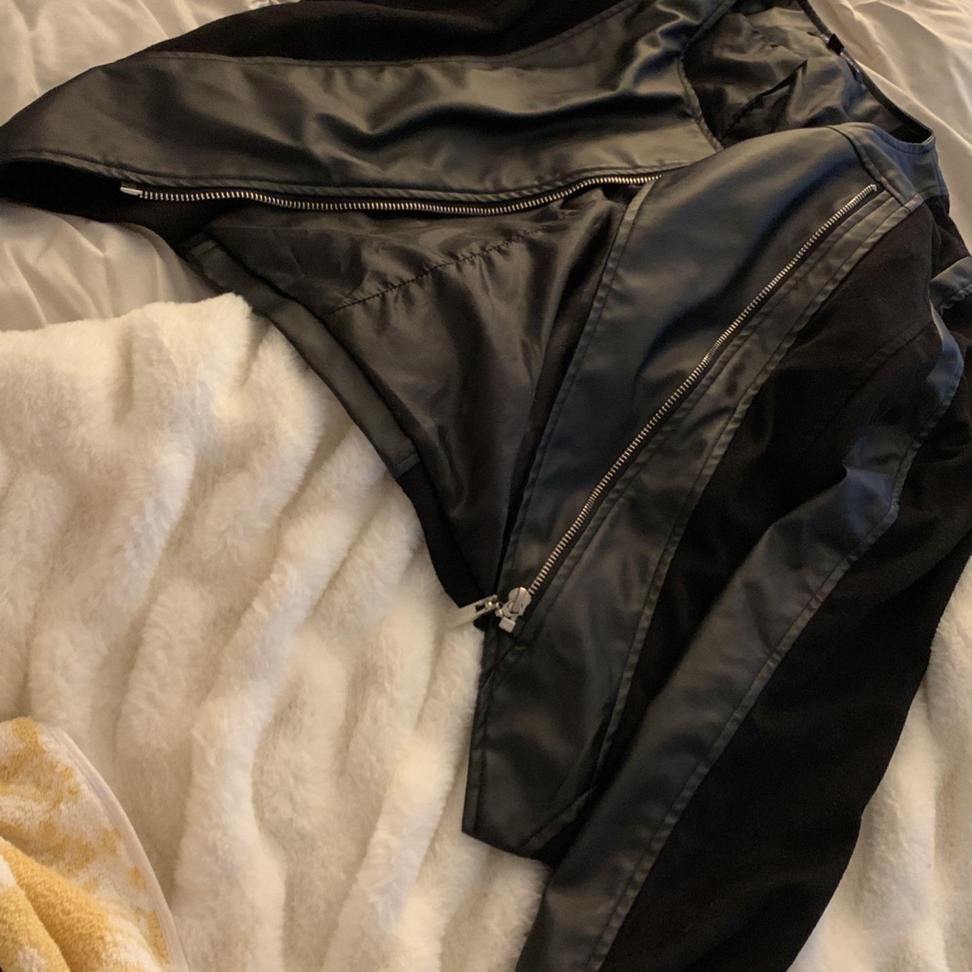 Fashin Nova Large Leather Jacket