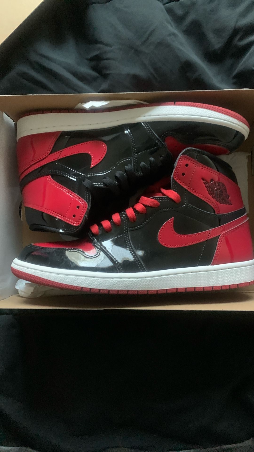 Air Jordan 1 Retro OG Patent Bred 