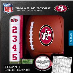 SF 49ers Shake & Score Dice Game