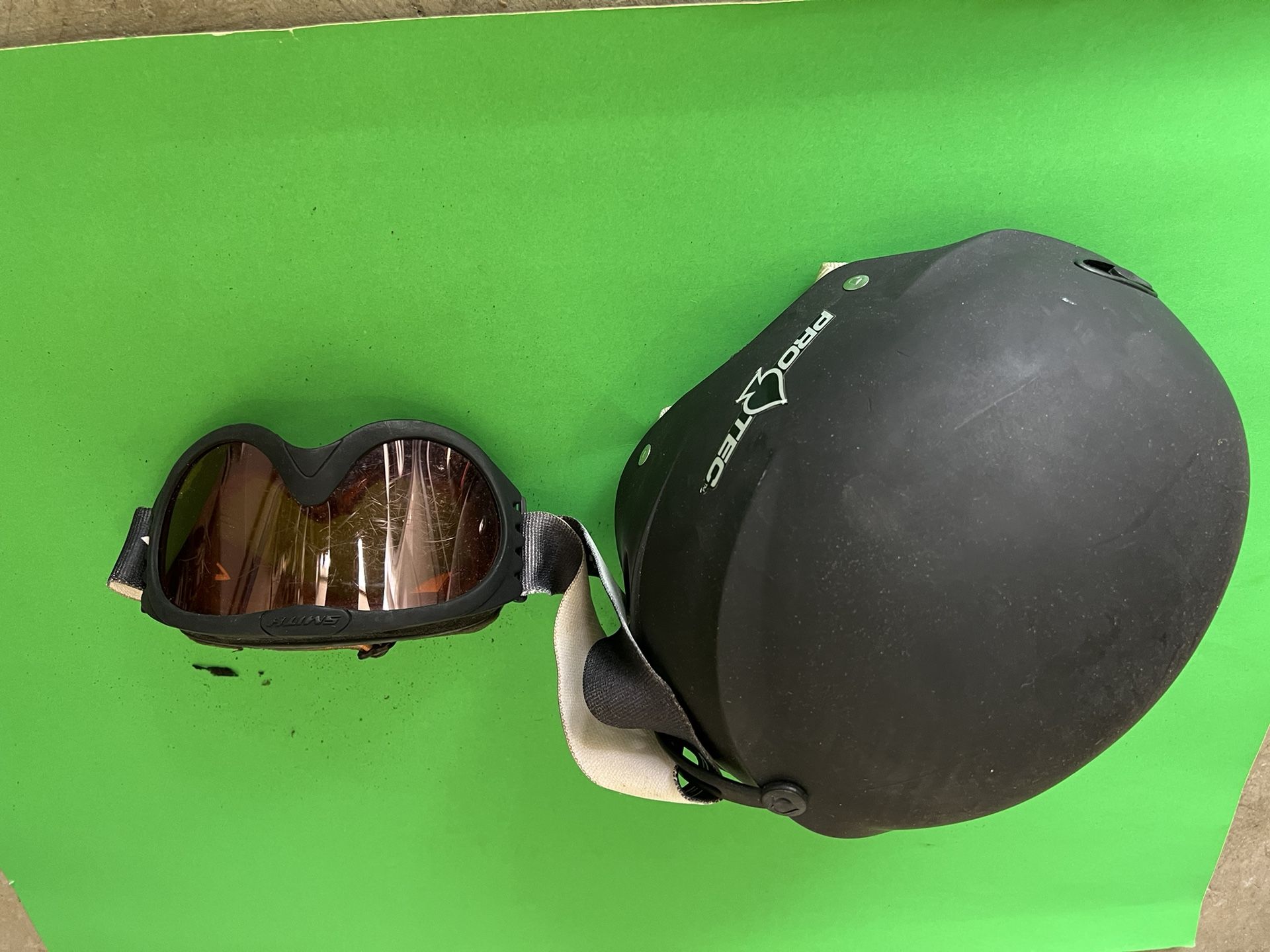 Ski Helmet And Sunglasses For Kids