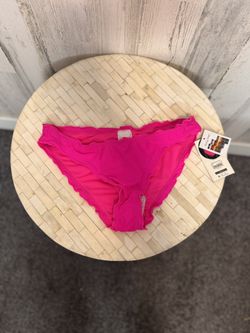 No Boundaries Hot Ruched Bikini Bottoms Size S (35) Stretch Swimwear NWT