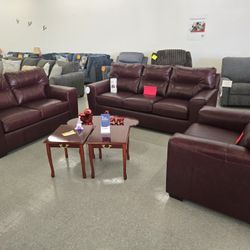 3 PC Genuine Leather Set