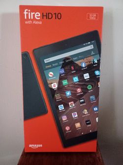 AMAZON FIRE HD 10 WITH ALEXA TABLET