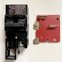 Zinsco Challenger 200 Amp 2 Pole Circuit Breaker QFP2200T QFP2T Mounting Base